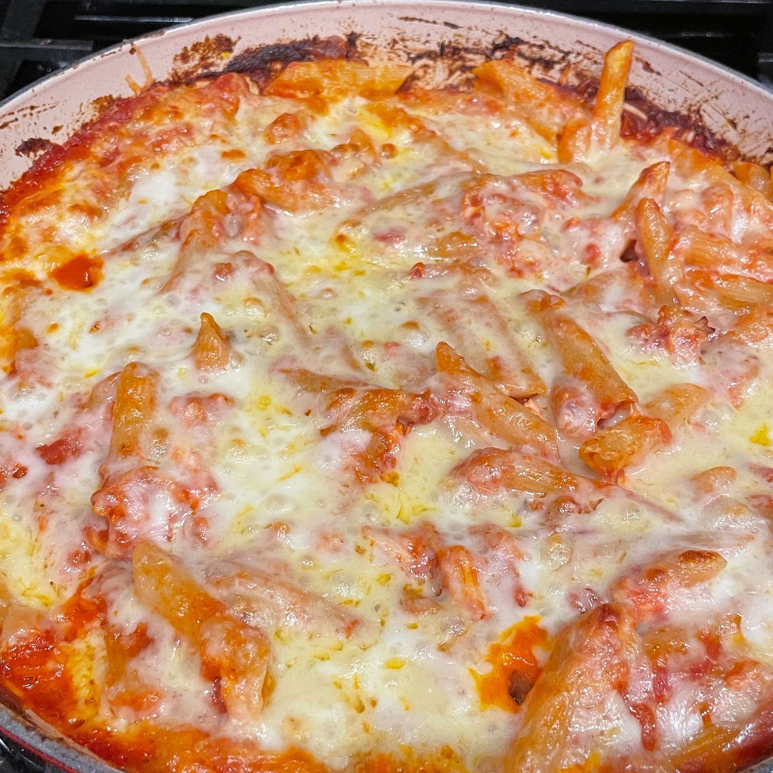 Chicken pasta bake