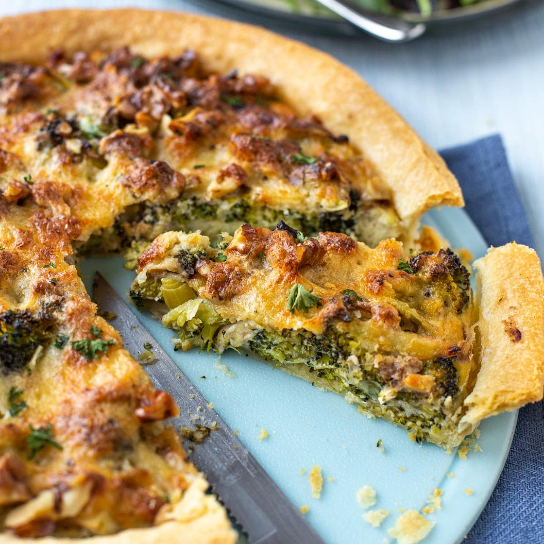 Smoked Cheese and Broccoli Tart