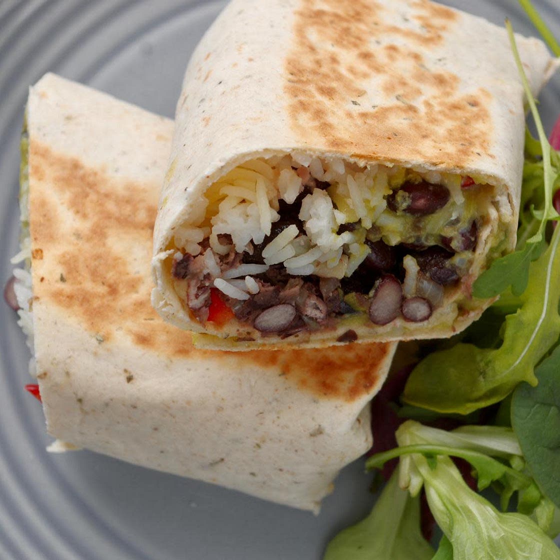 Black bean burrito