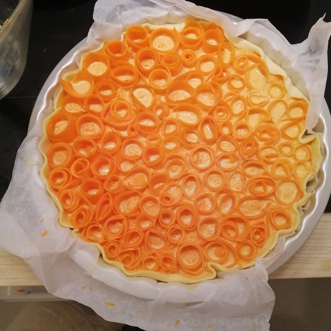 Tarte à la carotte