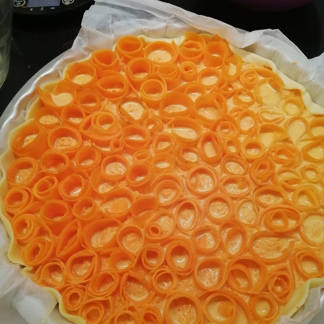 Tarte à la carotte