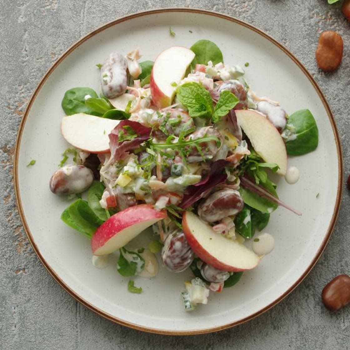 Fava bean salad