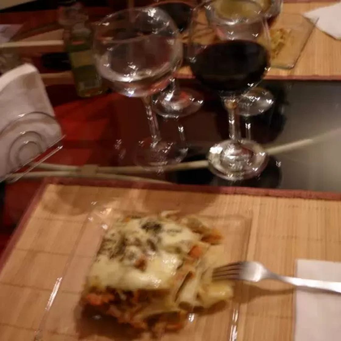 Lasaña de Carne y Champiñones