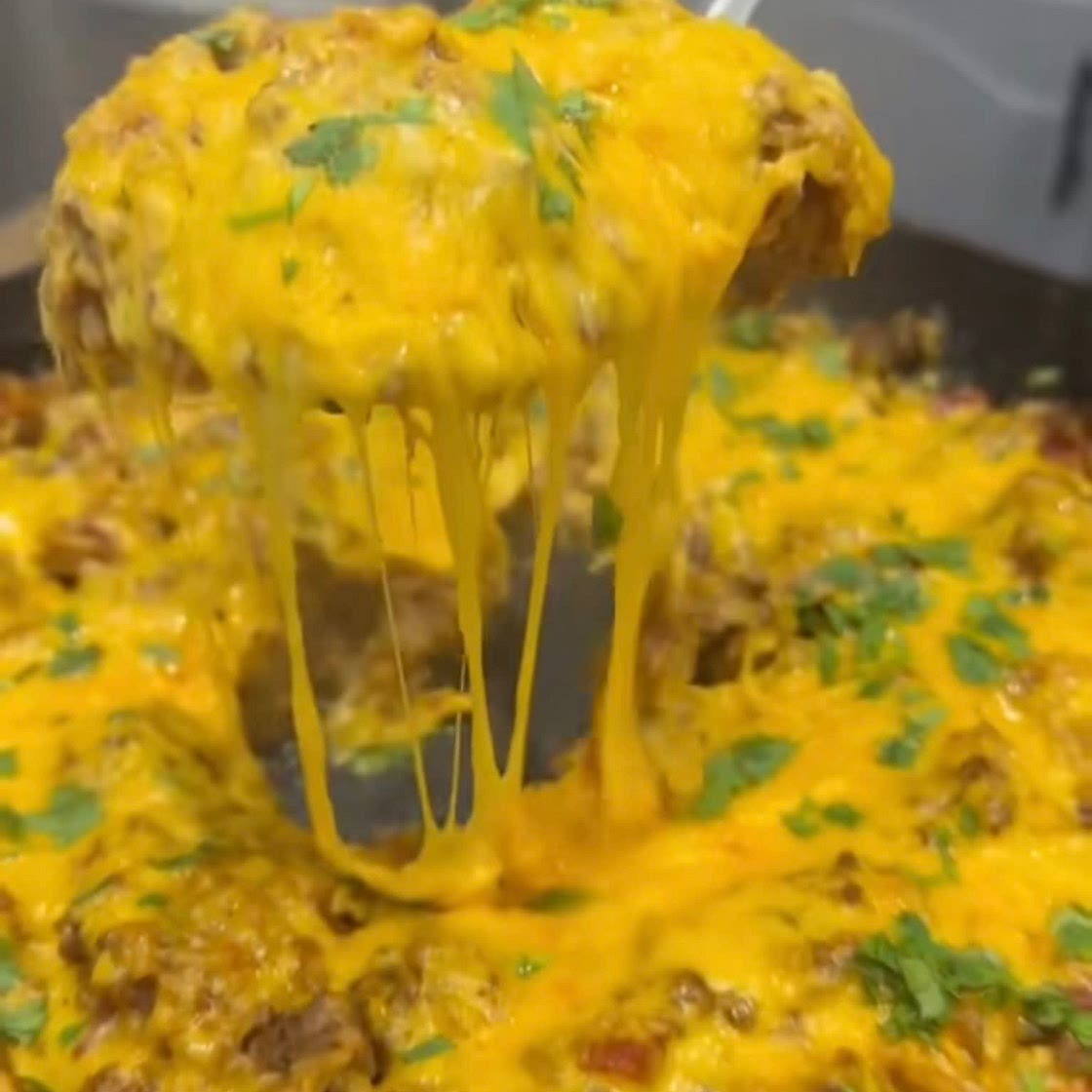 One pan Cheesy Taco Rice