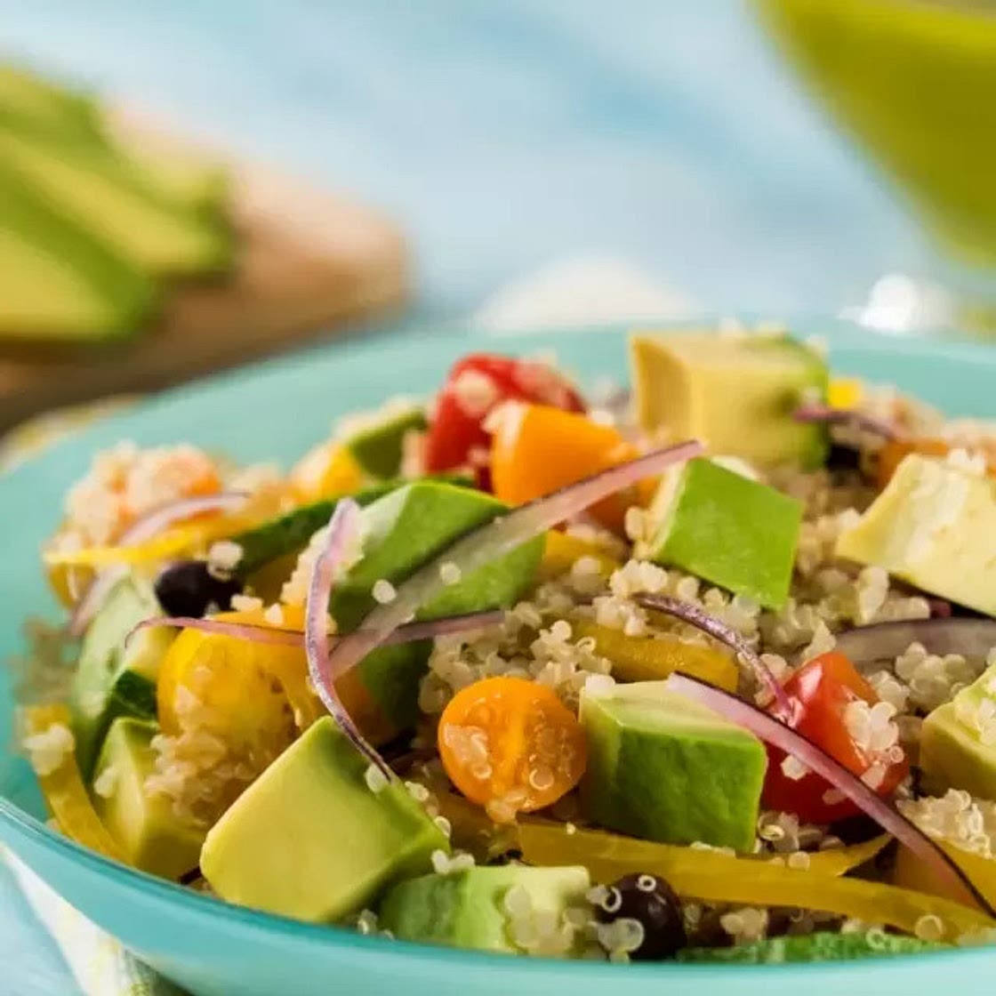 Ensalada de Quinoa y Aguacate