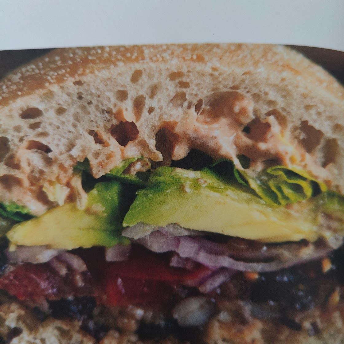Black bean tortas with coconut chipotle mayo
