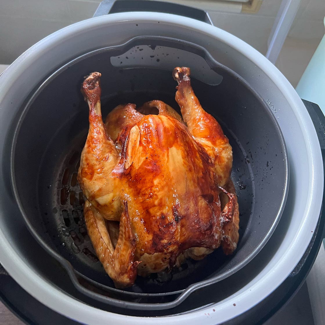Quick & Easy Pressure Cooked Roast Chicken 快速高压烤鸡