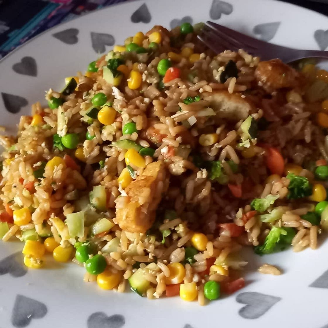 10 Minute Simple Egg Fried Rice