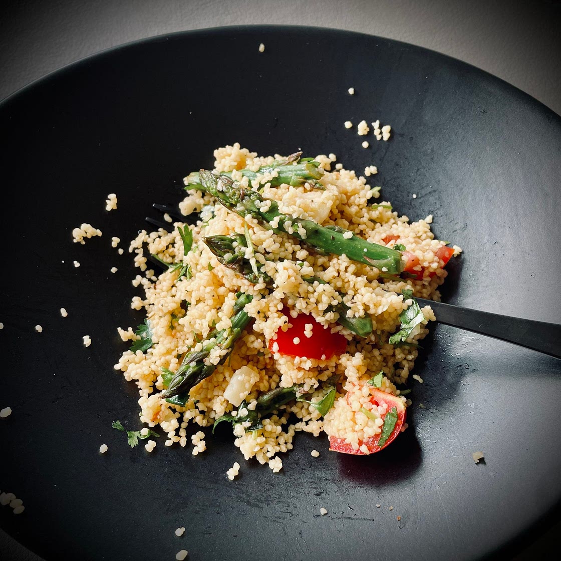 Spargel Couscous Salat