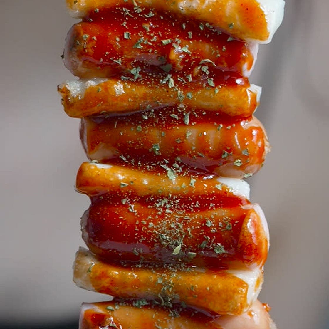 Sausage Rice Cake skewer