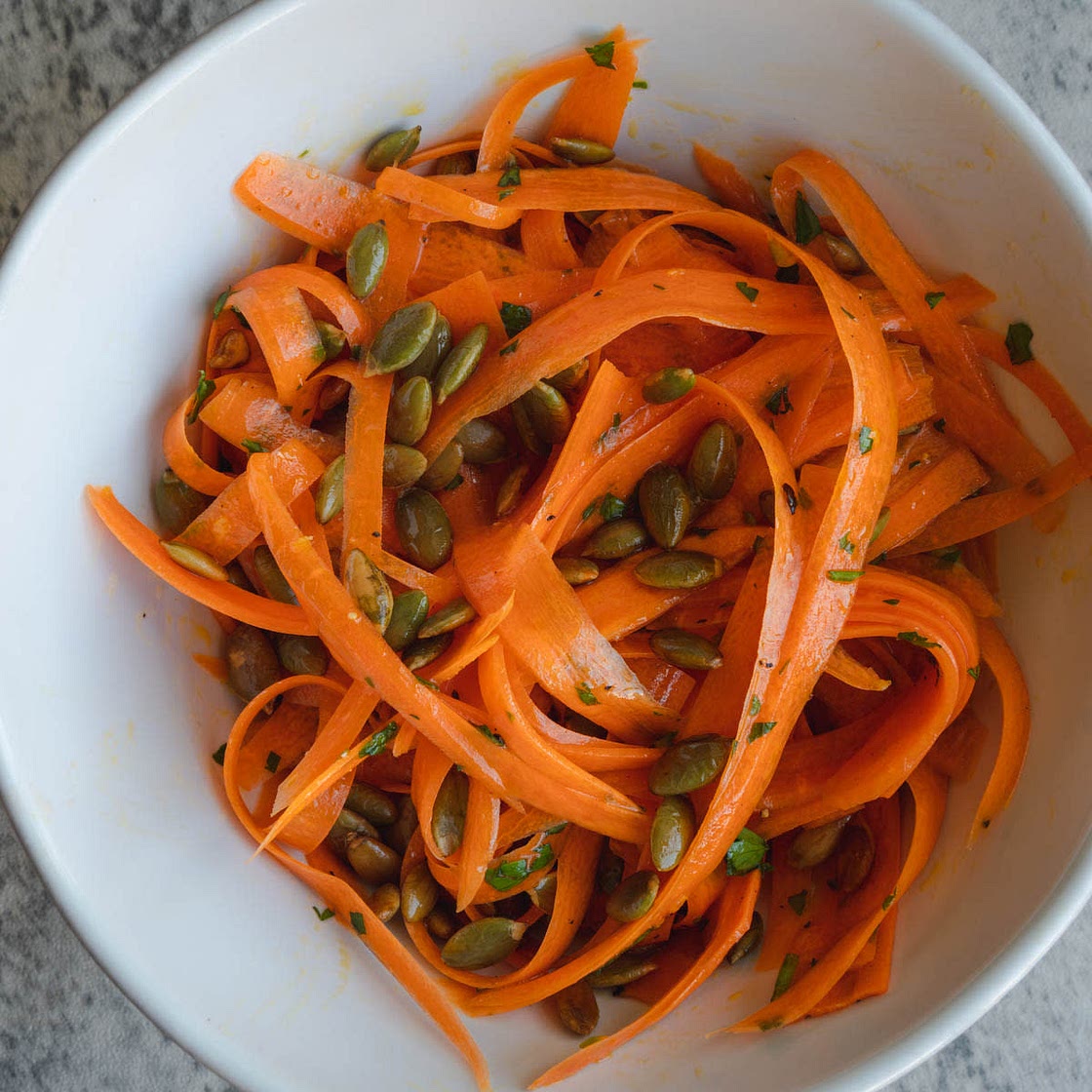 Raw Carrot Salad