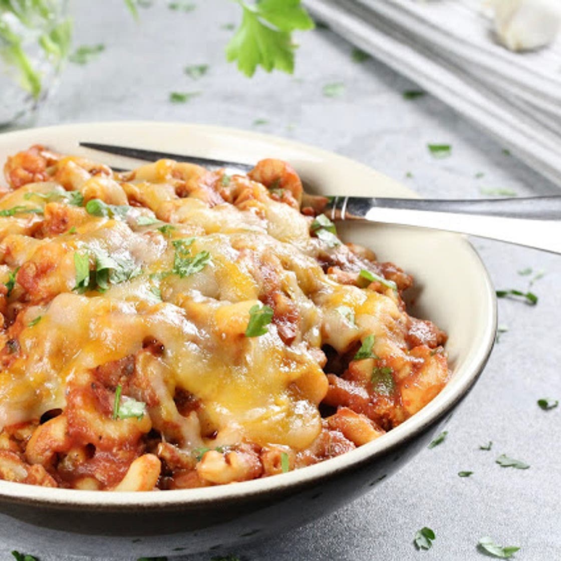 Turkey Taco Mac and Cheese