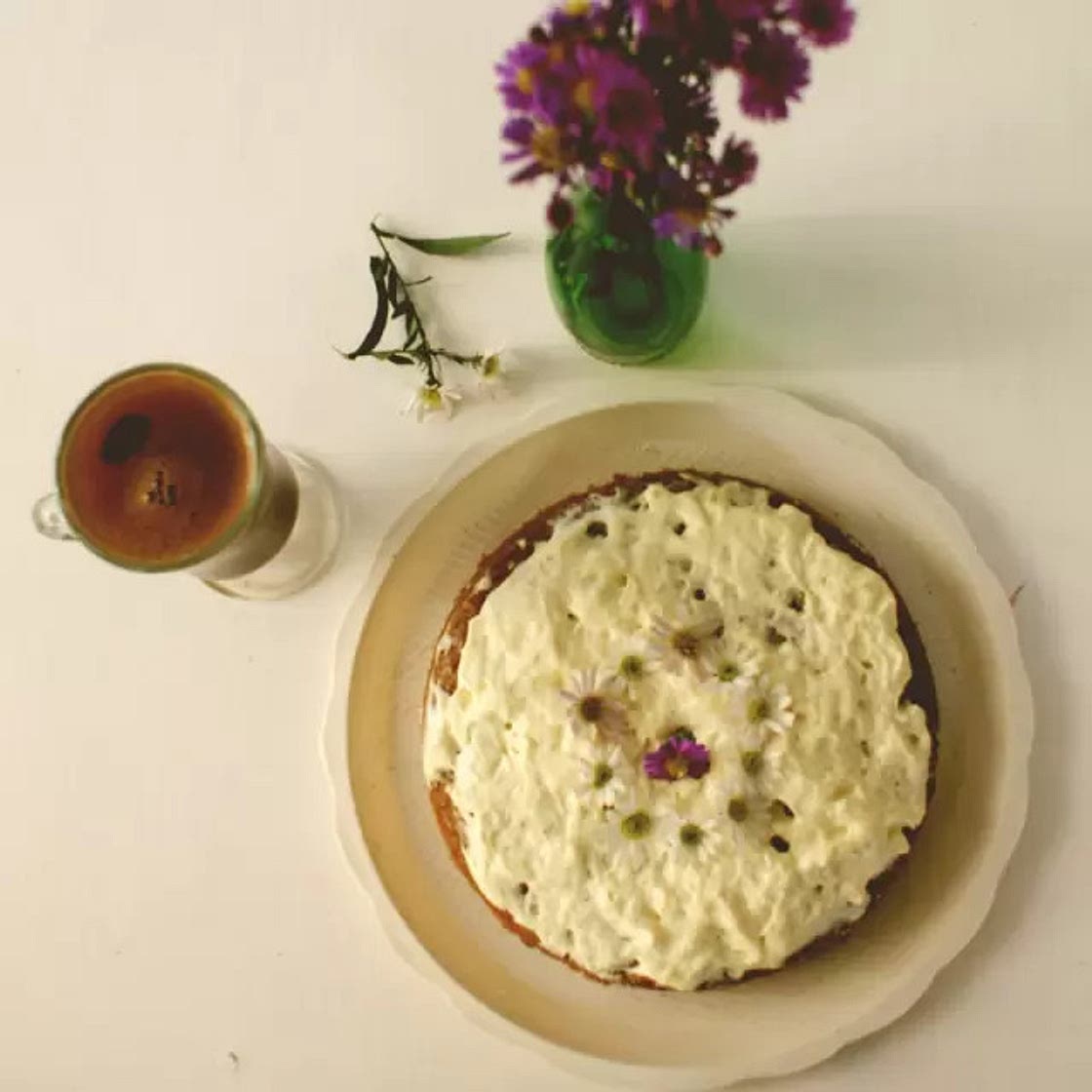 Pastel Integral de Plátano con Crema