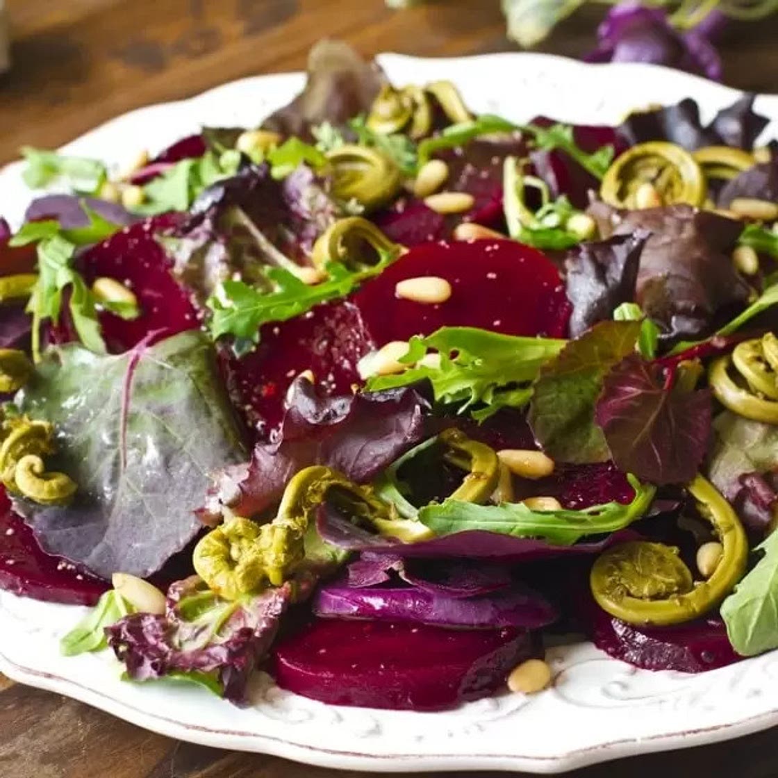 Carpaccio de Betabeles Horneados
