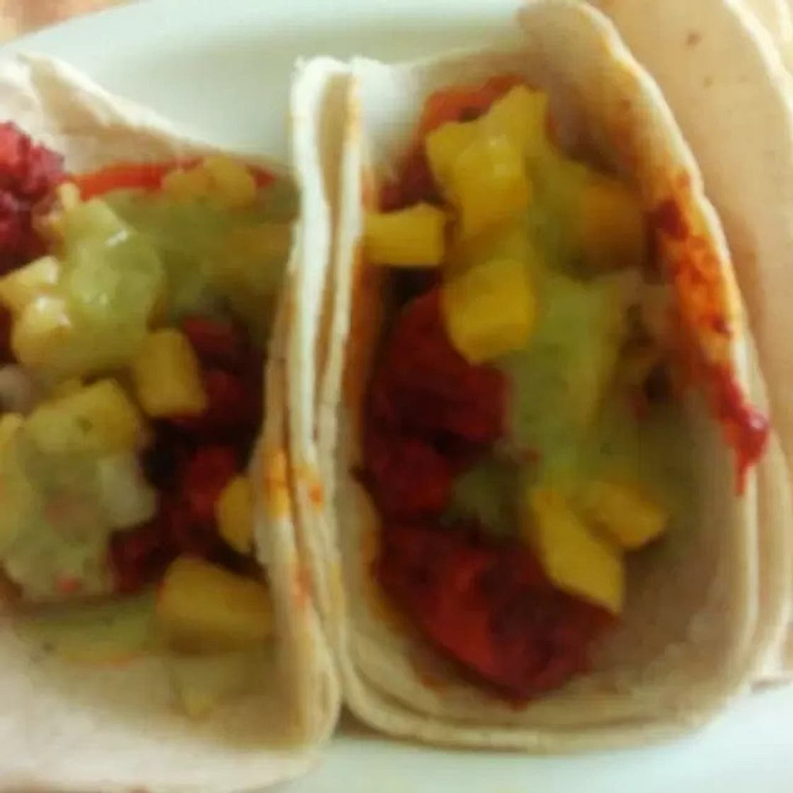 Tacos al Pastor de Pollo con Salsa BBQ Habanero Hunt´s ®