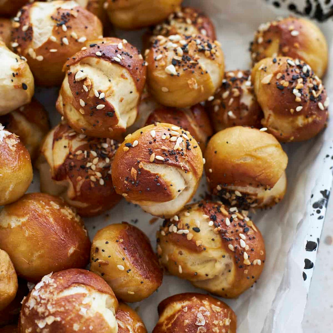 Sourdough Discard Pretzel Bites