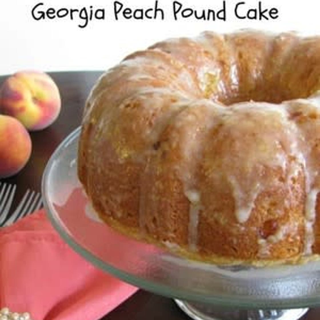 Georgia Peach Pound Cake