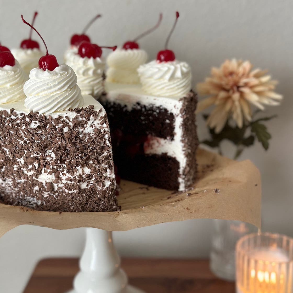 Hank’s Black Cherry Forest Cake
