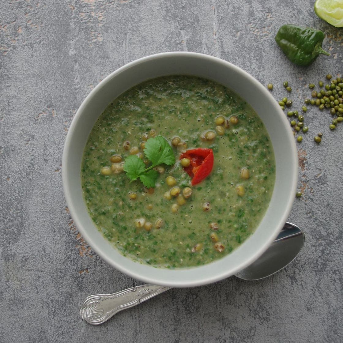 Caribbean mung bean pepper pot