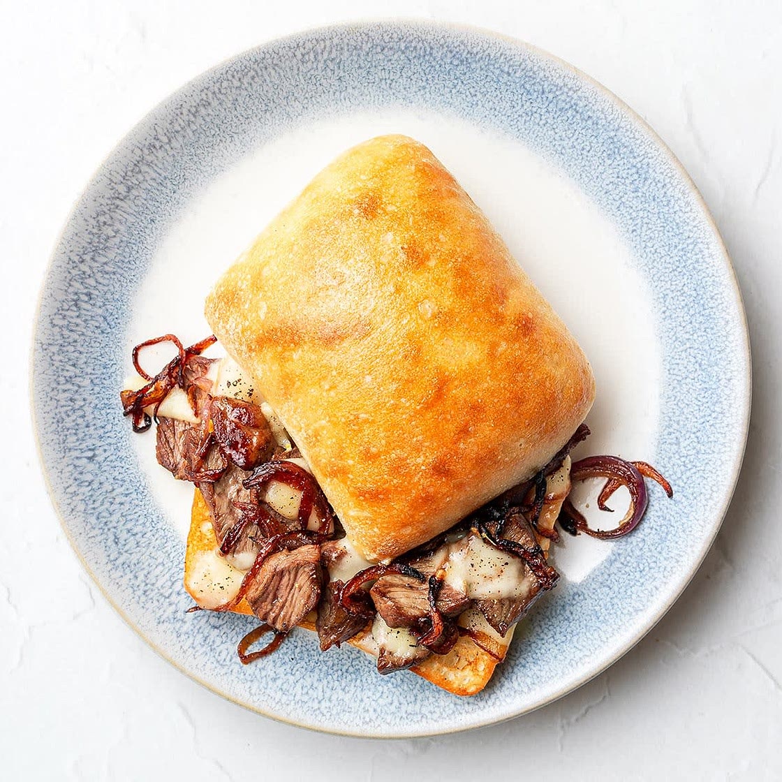 Deluxe Lamb Sandwich with Caramelized Onions