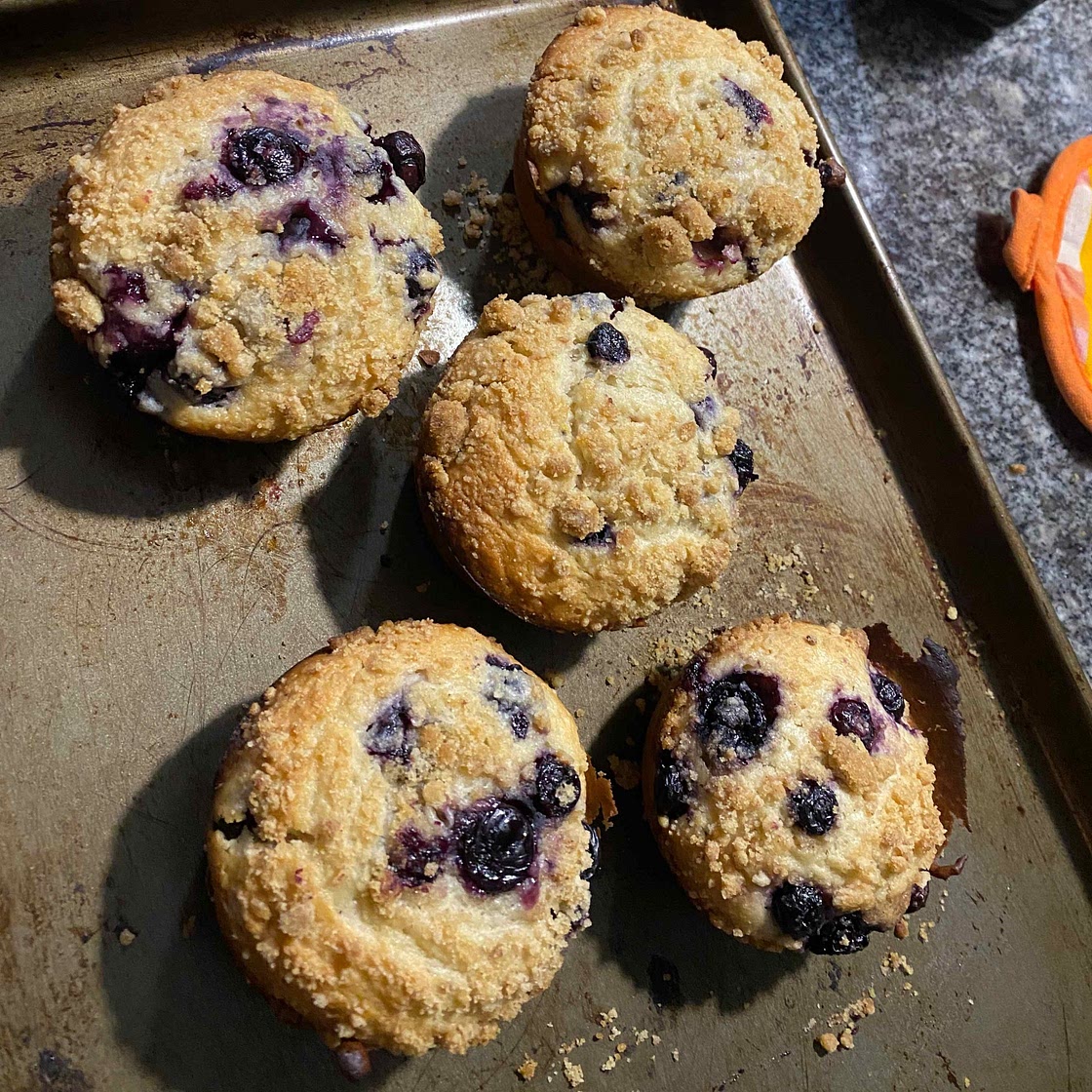 Blueberry Crumble Muffins