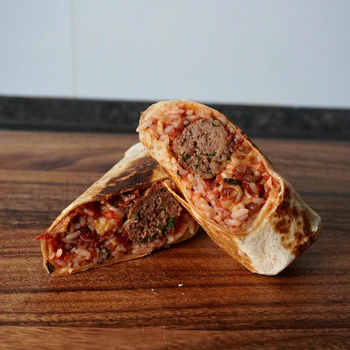 Meat ball Burrito