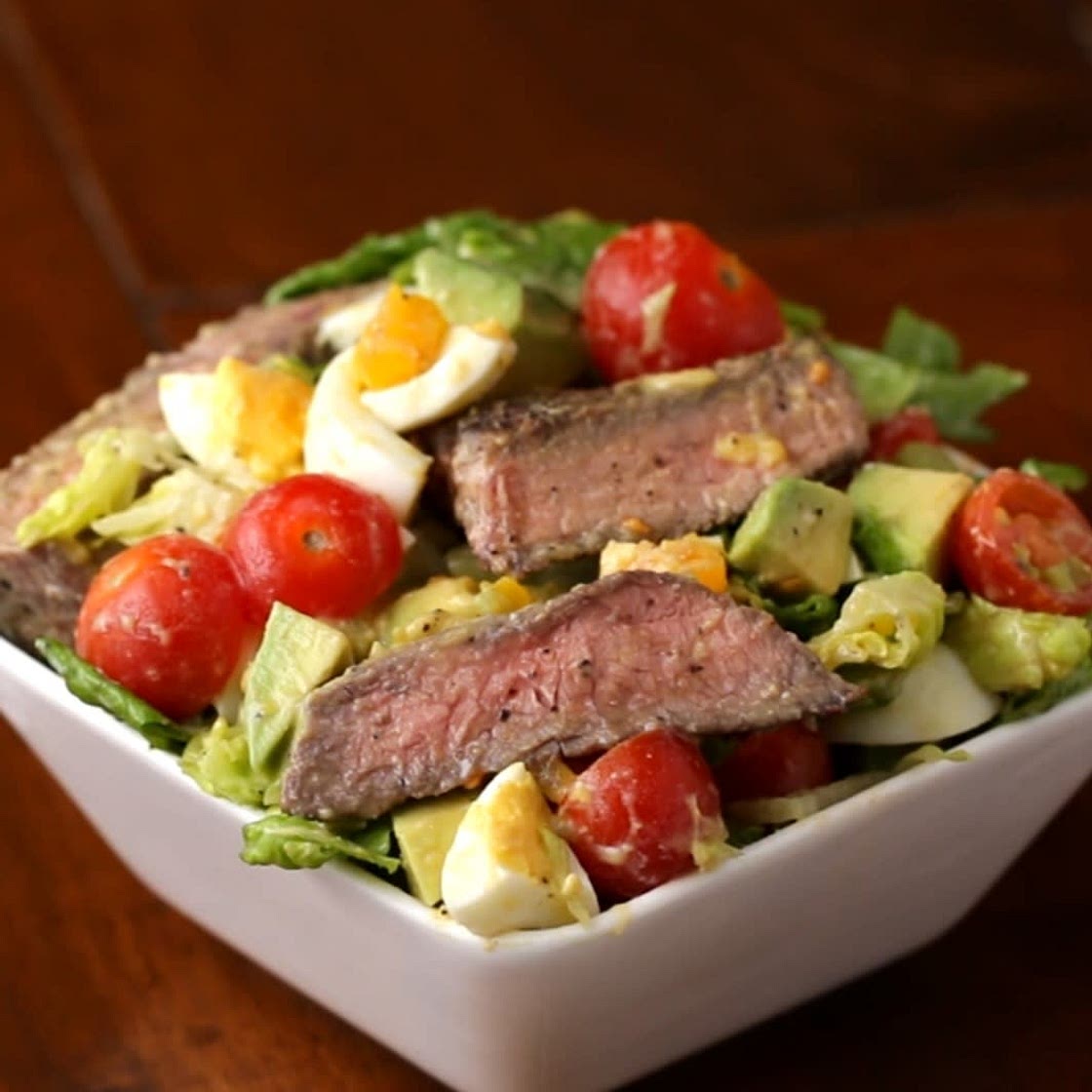Steak and Avocado salad
