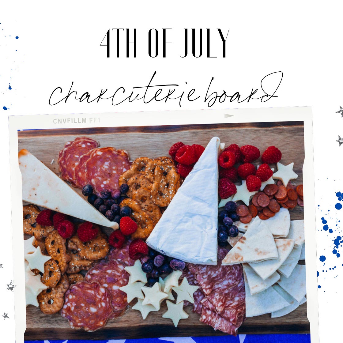 Patriotic Cheese Platter: How to Make a 4th of July Charcuterie Board