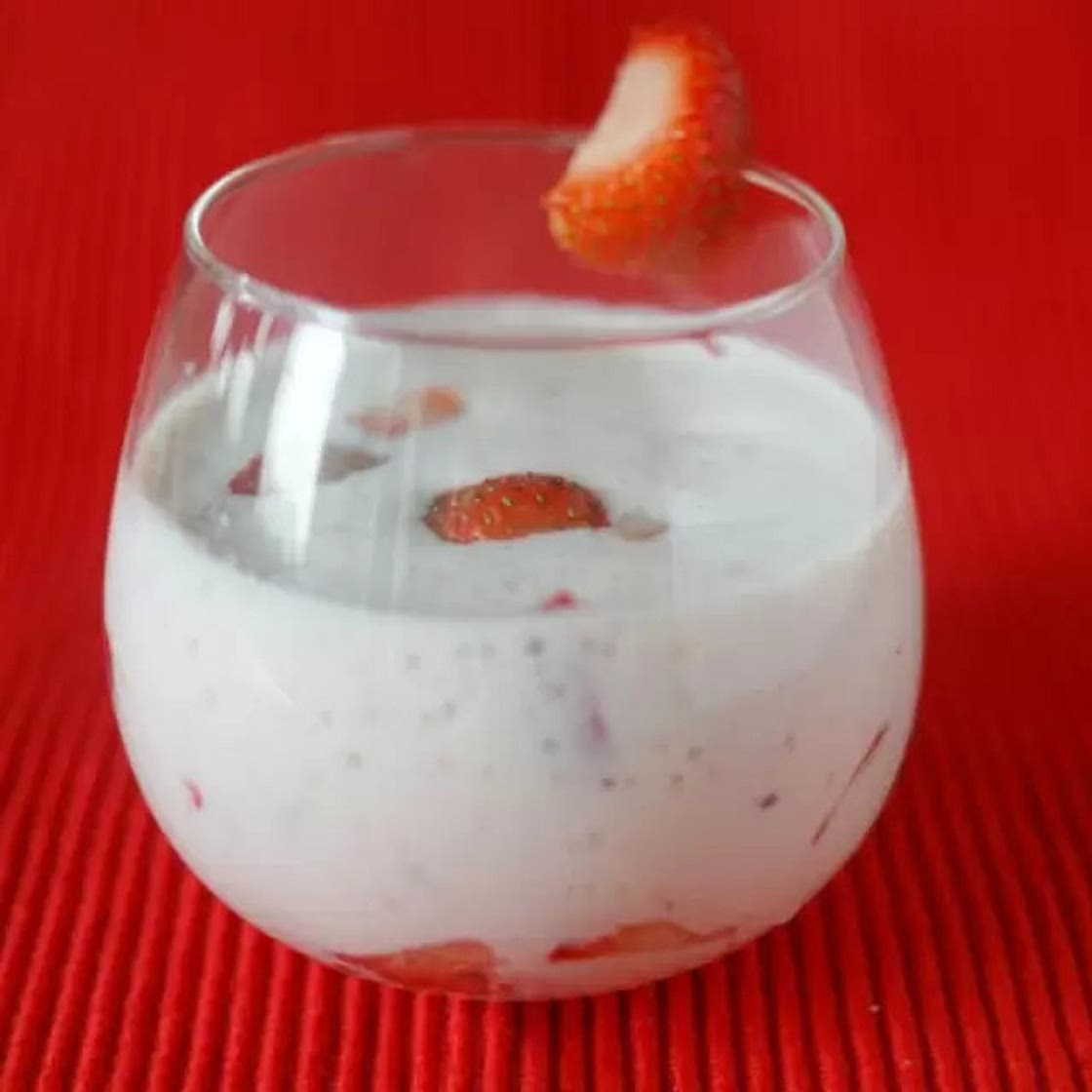 Yogurt con Fresas