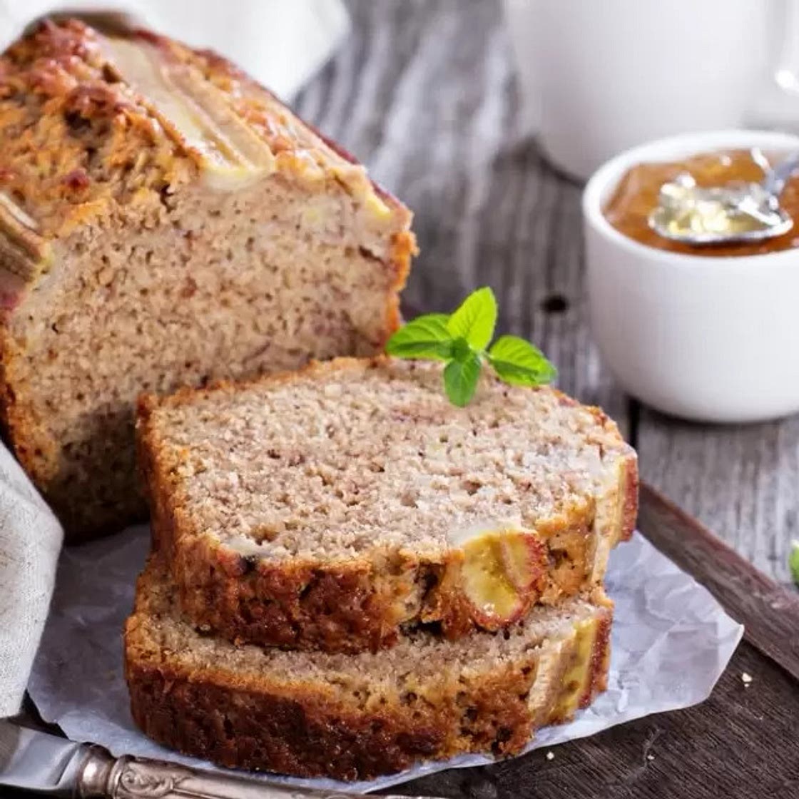 Panqué de Plátano Vegano