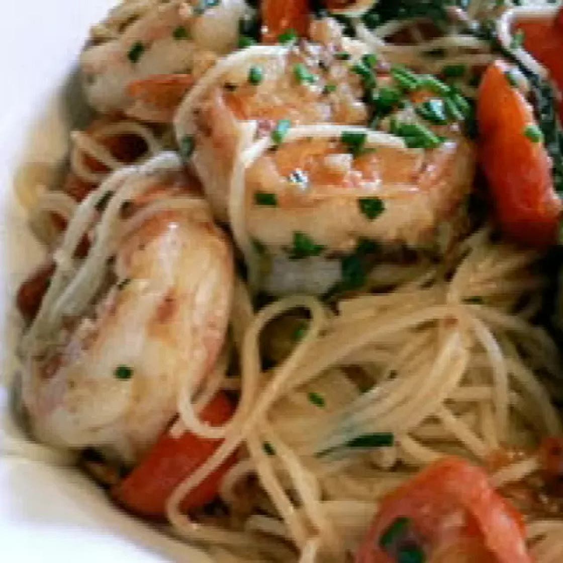 Pasta Navideña con Camarones
