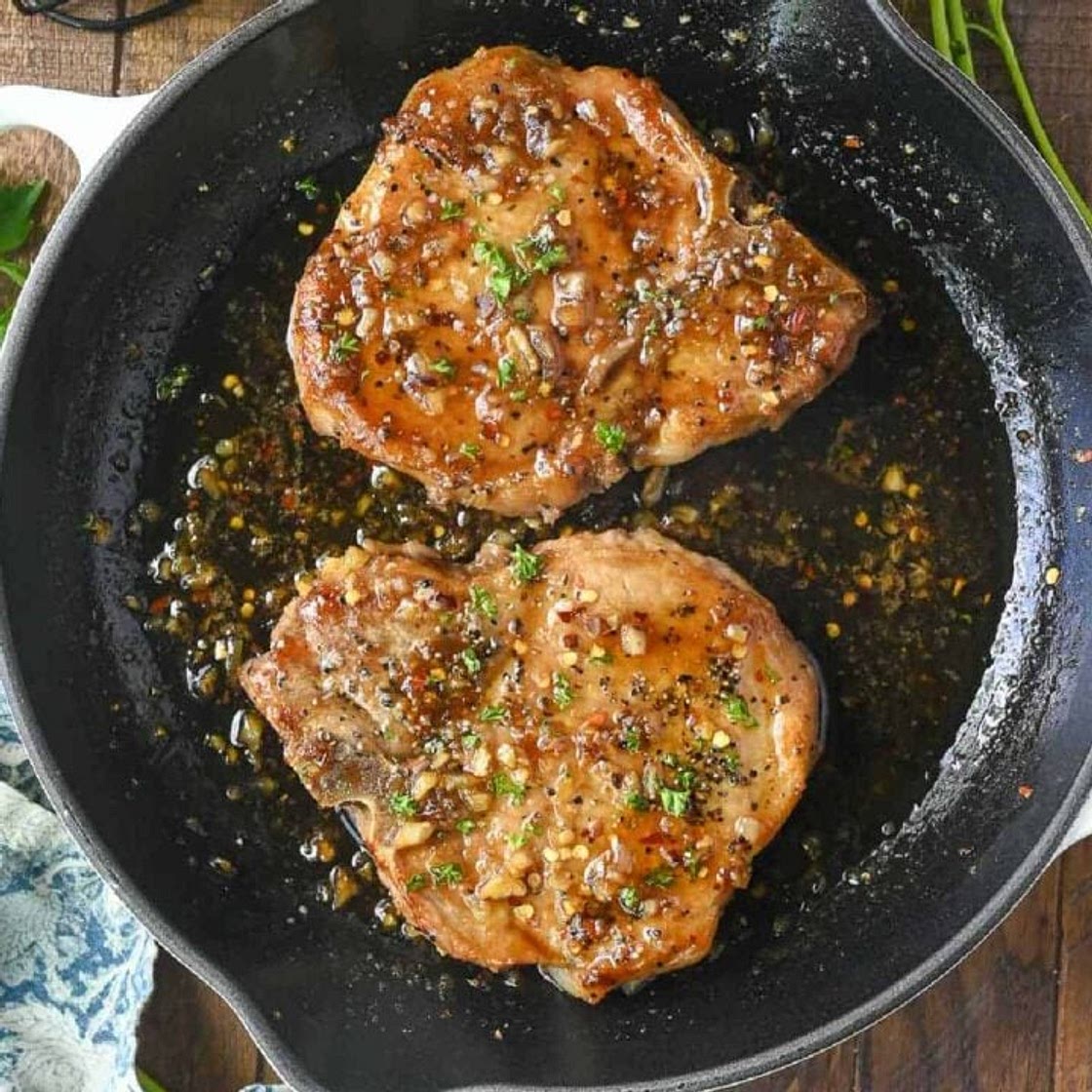 Garlic Brown Sugar Pork Chops