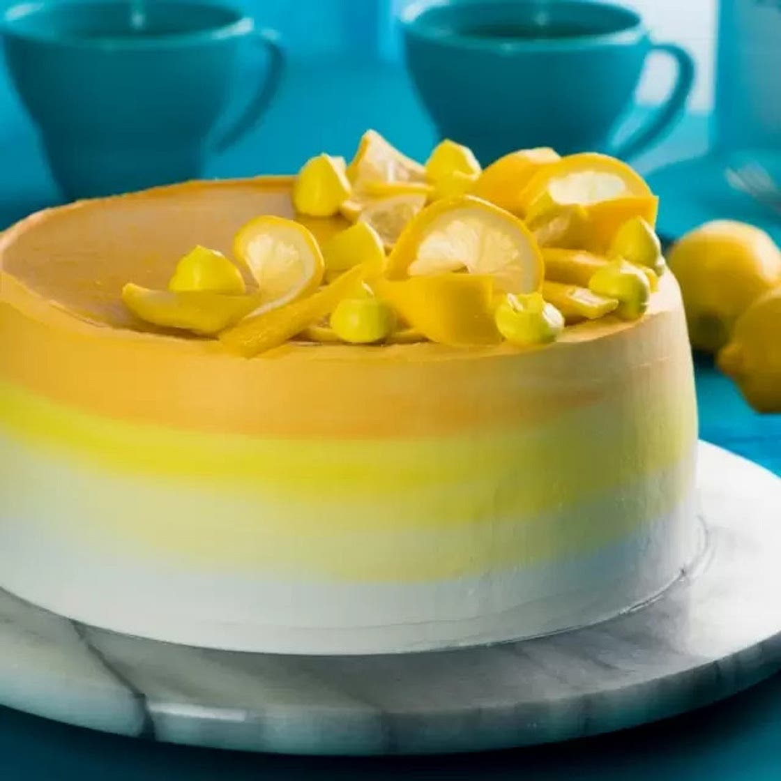 Pastel de Mango con Crema Pastelera