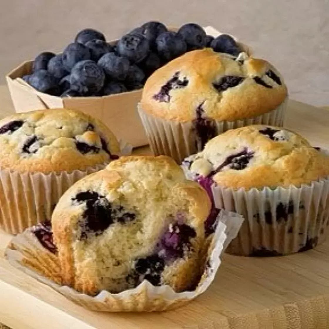 Panquesitos de Mora Azul (Blueberry)
