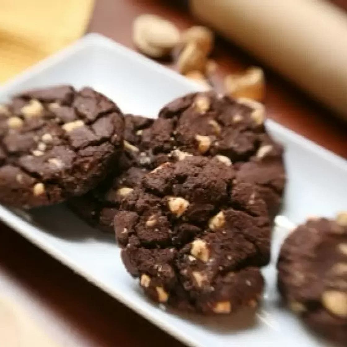 Galletas de Brownies con Almendras