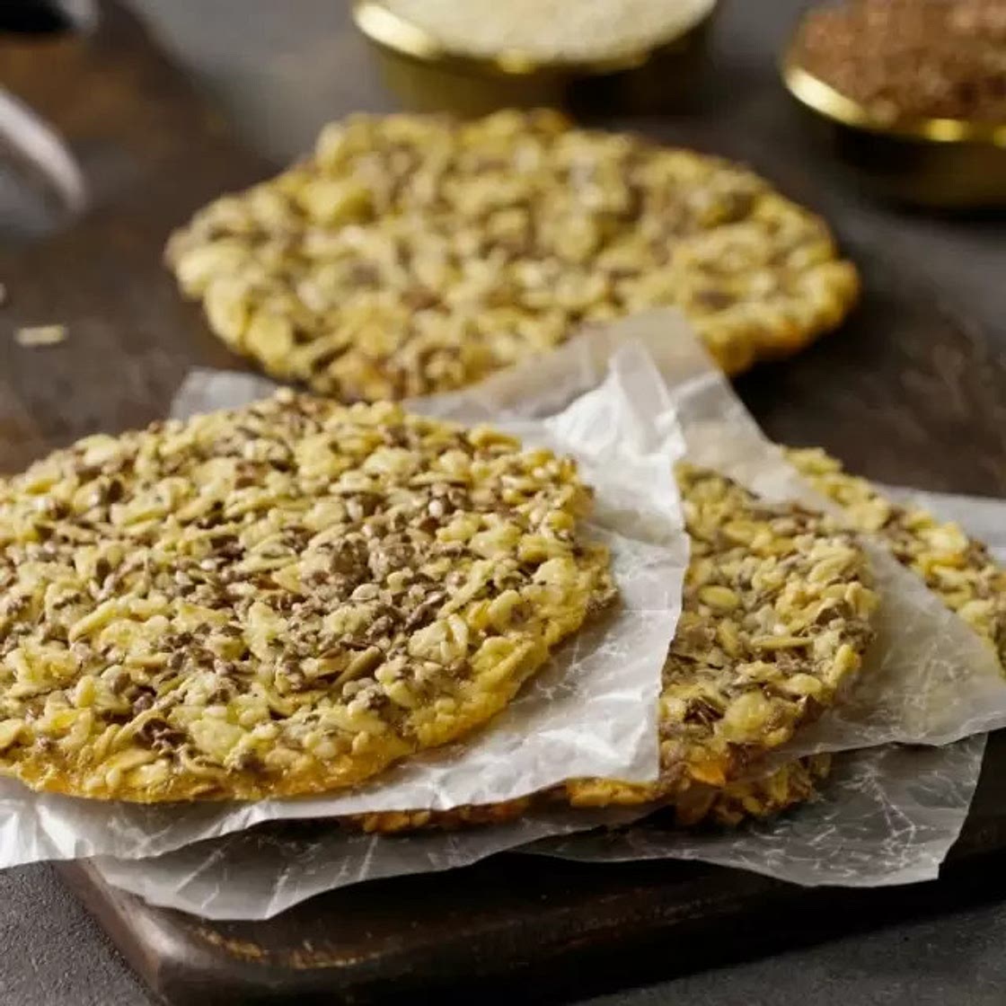 Galletas de Avena, Linaza y Ajonjolí
