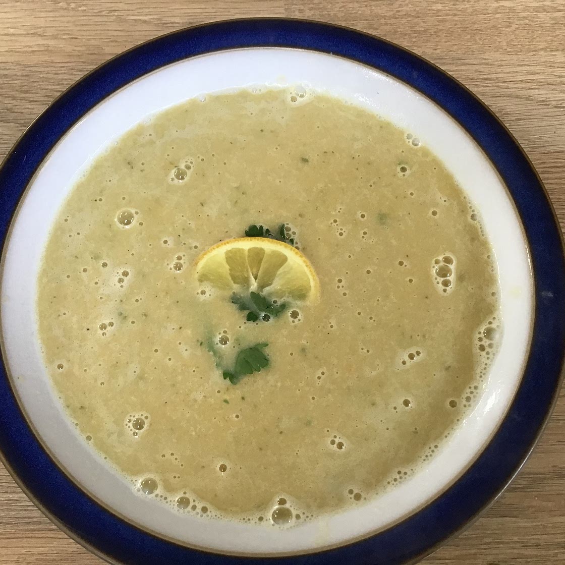 Lemony chickpea soup