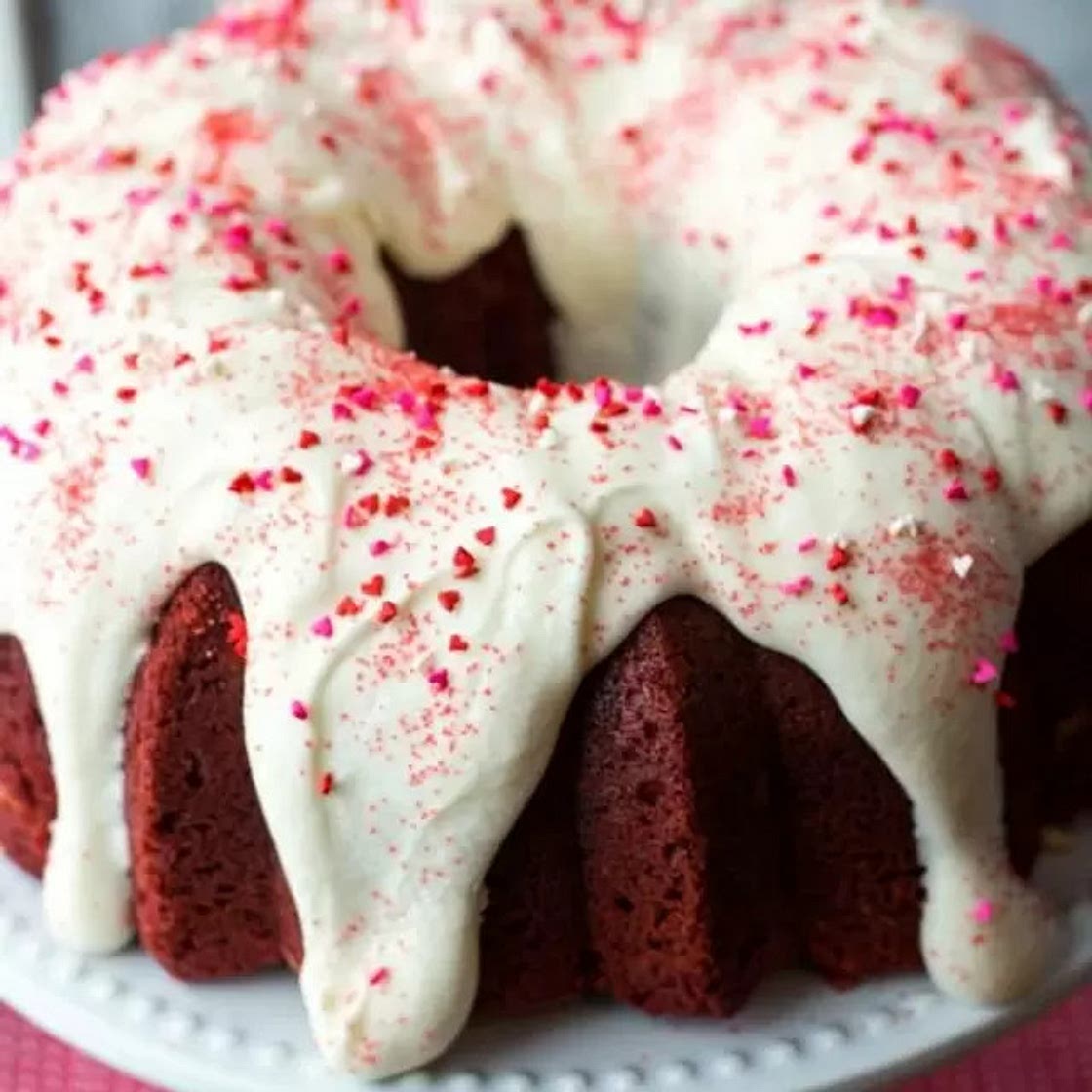 Panqué de Red Velvet San Valentín