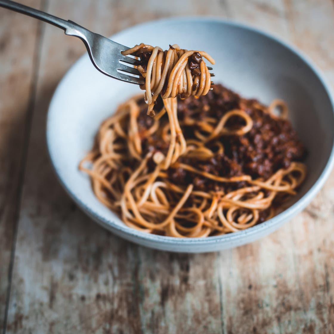 Mushroom & Lentil Bolognaise