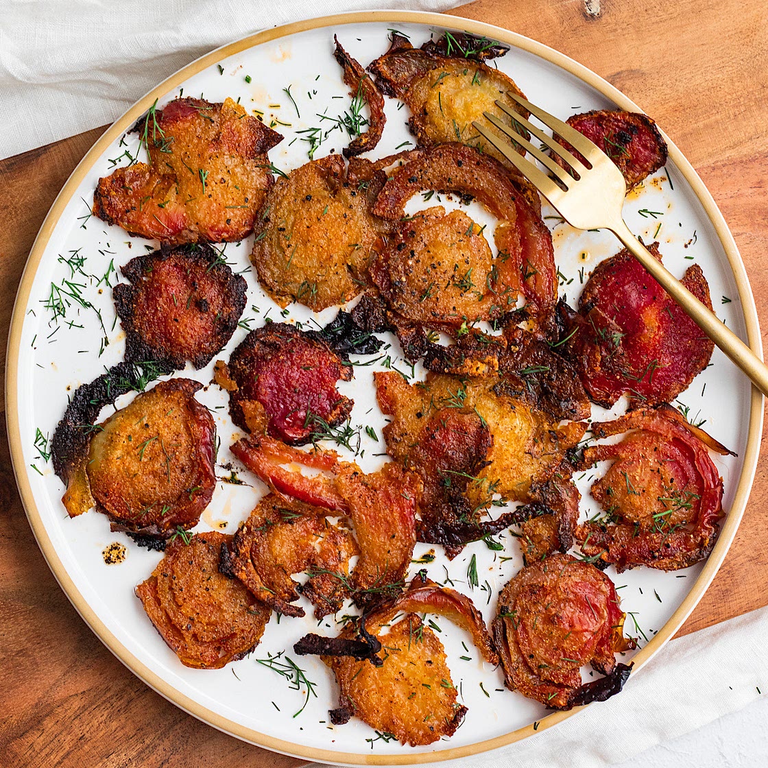 Crispy Baked Smashed Beets