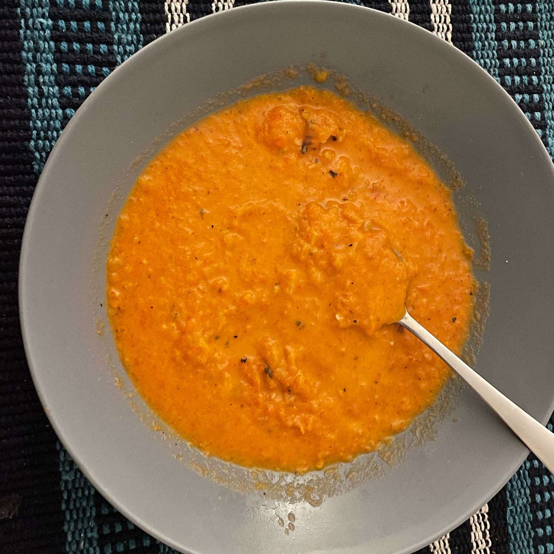 Healing Roasted Tomato and Red Pepper Soup