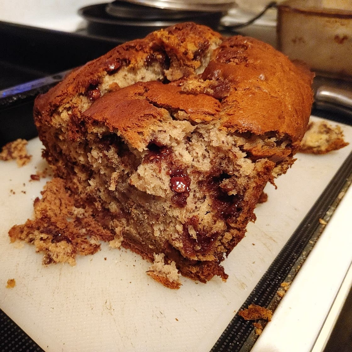 One Bowl Chocolate Chip Banana Bread Recipe by Tasty