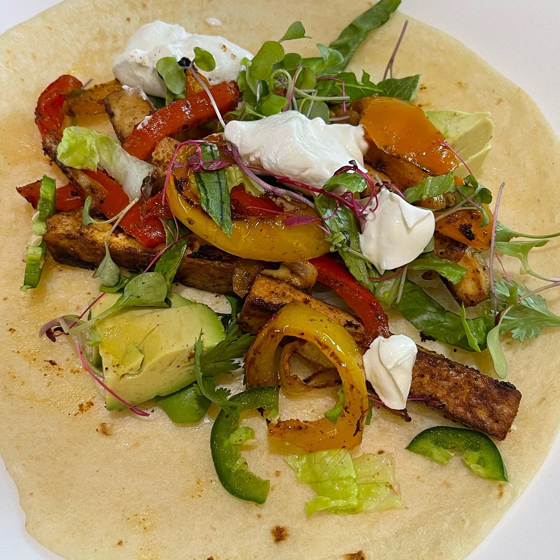 Tofu Fajitas