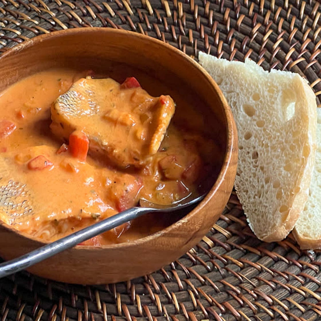 Catfish Paprikash
