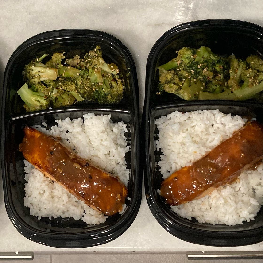 Air Fryer Salmon with Maple Soy Glaze