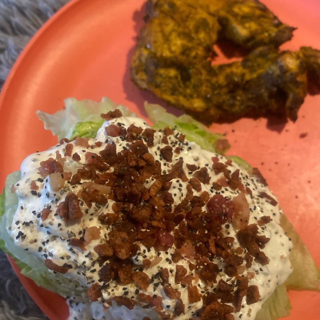 Iceberg Wedges with Blue Cheese Dressing