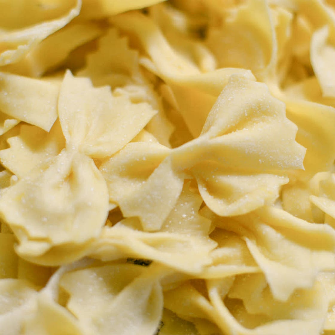 Homemade Farfalle
