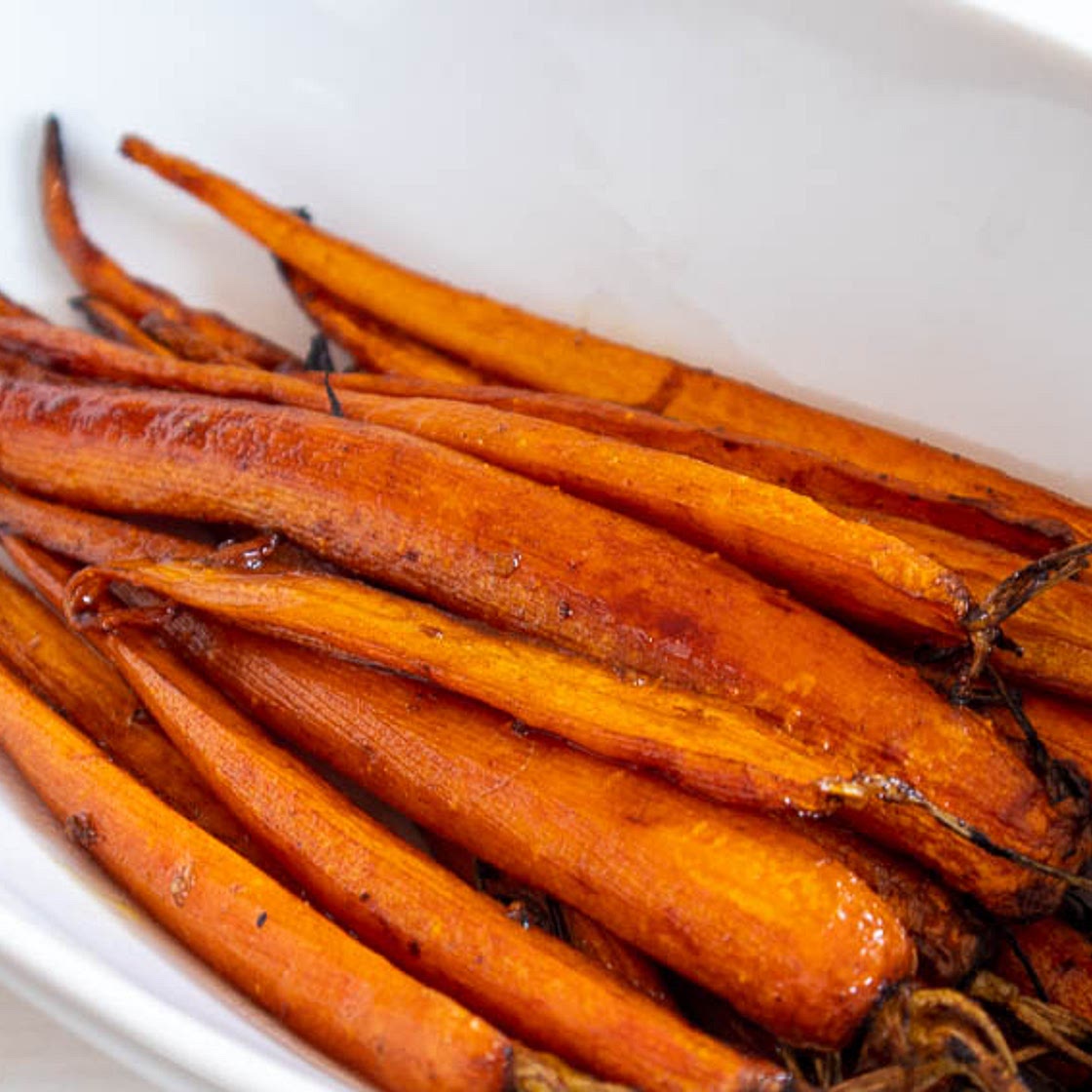 Air Fryer Maple-Balsamic Glazed Carrots
