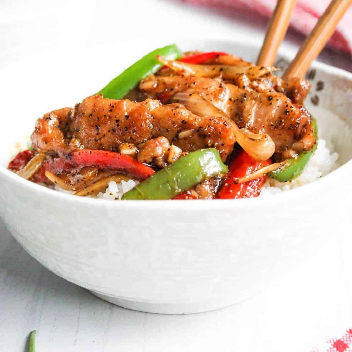 Black Pepper Chicken