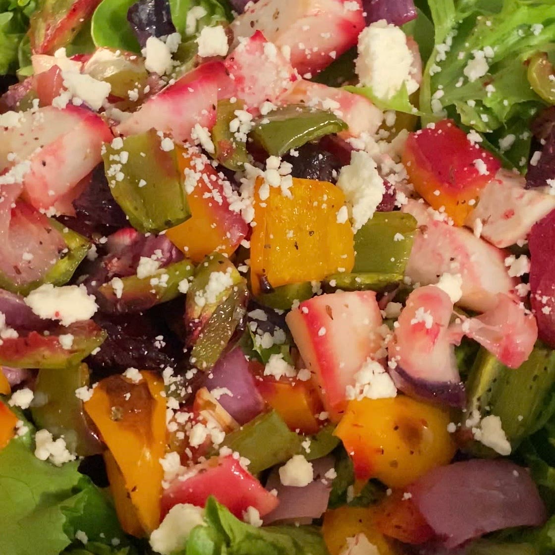 Roasted Vegetable Summer Salad 